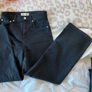 Black Slim Wide leg Madewell jean